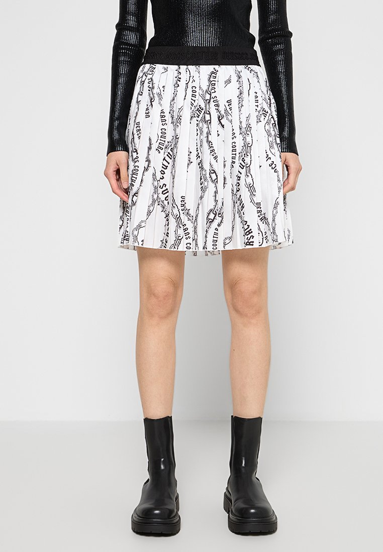 Versace Jeans Couture A-lijn rok wit Versace Jeans Couture A-lijn rok wit