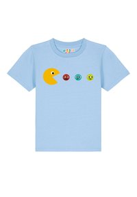 watapparel PACMÄNNCHEN - T-shirt print - blue soul
