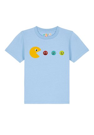 watapparel PACMÄNNCHEN - T-Shirt print - blue soul
