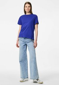 Pieces PCRIA SOLID TEE - T-shirts basic - bluing