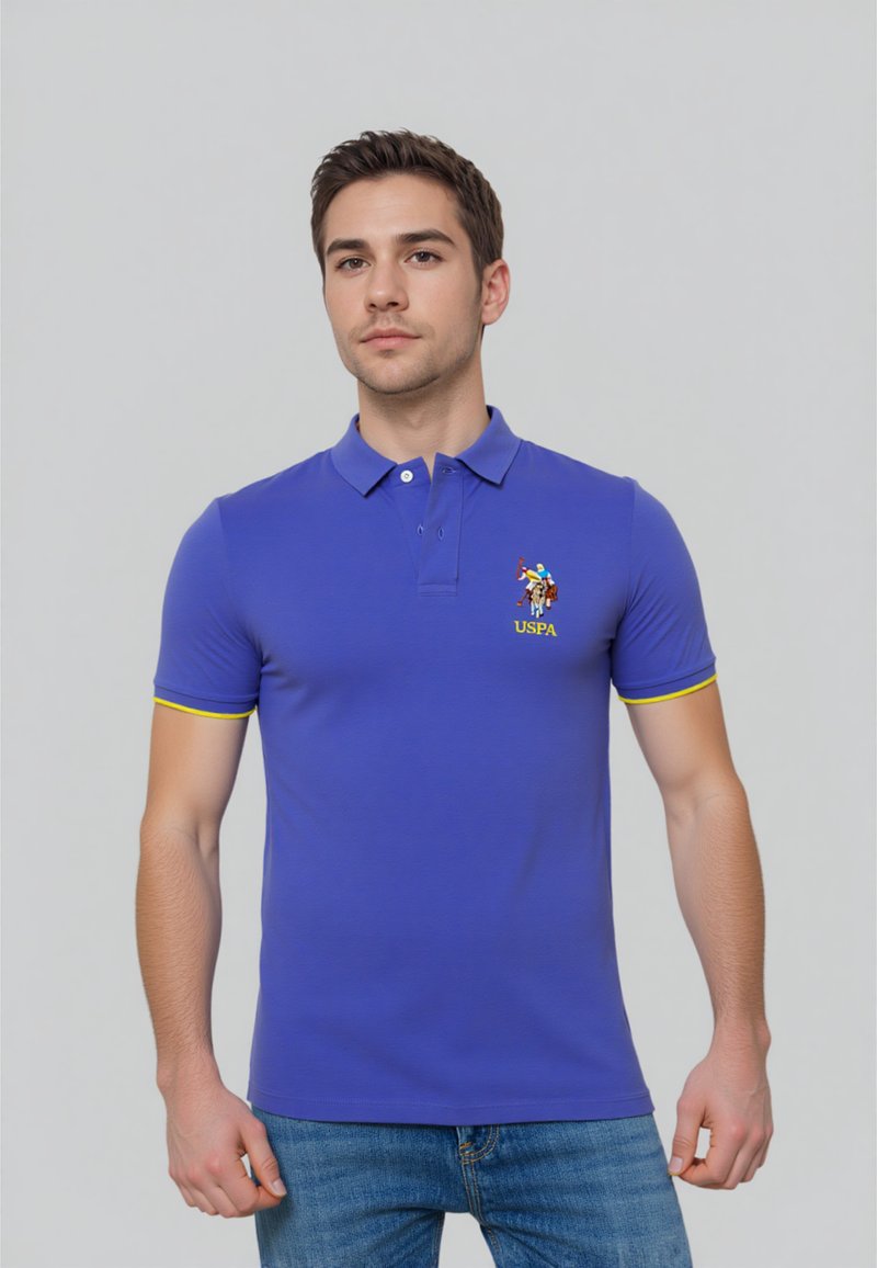 U.S. Polo Assn. KURZARM BUNTER REITER - Pólóing - blau