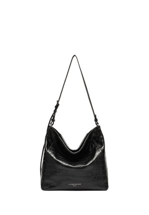 CHUDY HOBO M GERÄUMIGE AUS IN KROKO-OPTIK - Sac à main - schwarz