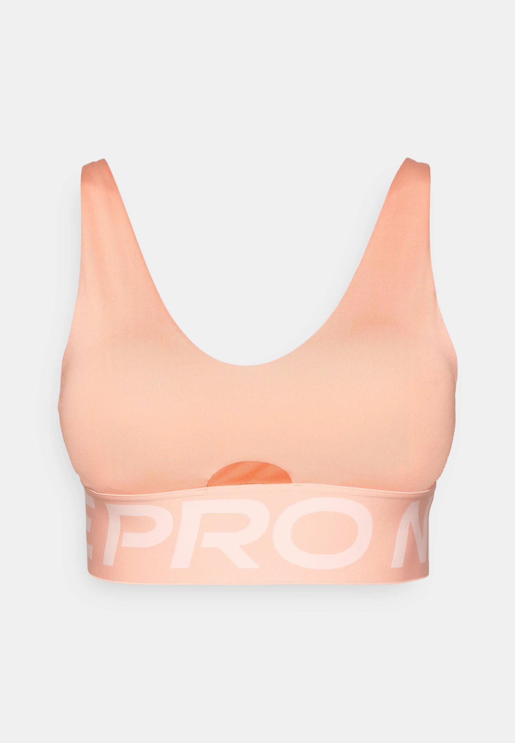 peach nike sports bra