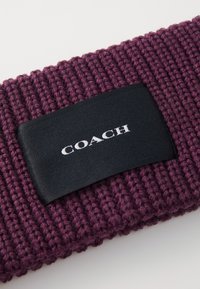 COACH PATCH HEADBAND - Cache-oreilles - oxblood