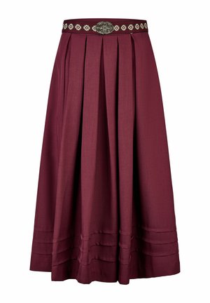 Spieth & Wensky, TRACHTENROCK "KORNBLUME" 80CM - A-line skirt - rot