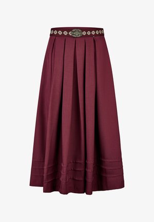 Spieth & Wensky, TRACHTENROCK "KORNBLUME" 80CM - A-line skirt - rot