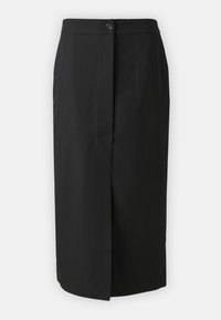 LANTERNA GONNA - Pencil skirt - nero limousine