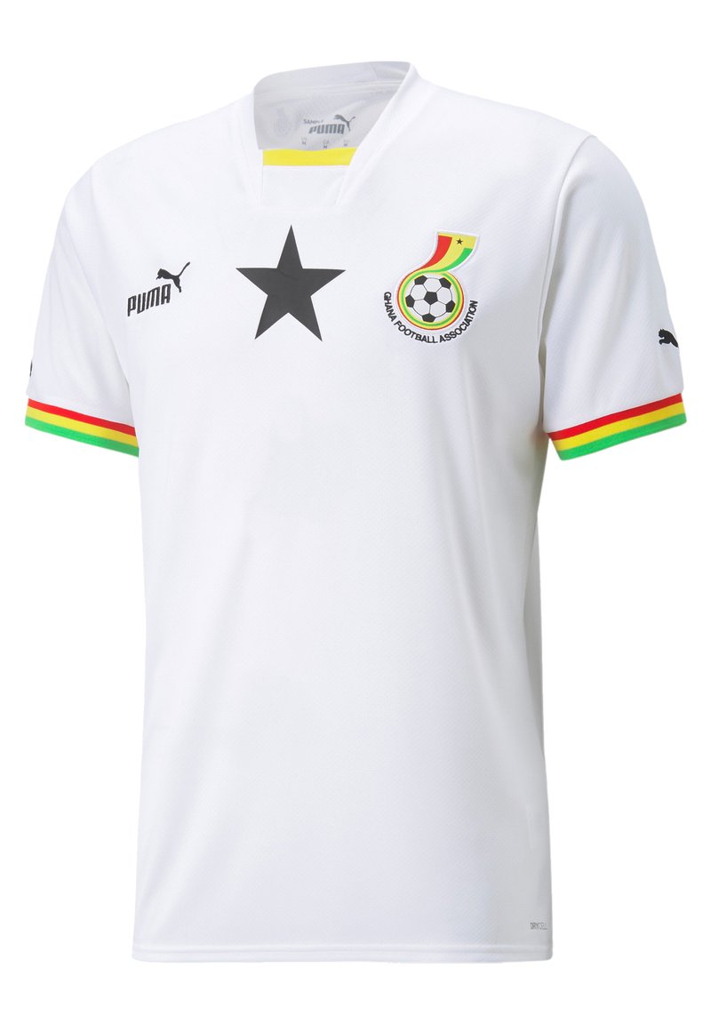 Puma GHANA GFA HOME - T-shirt con stampa - puma white puma black