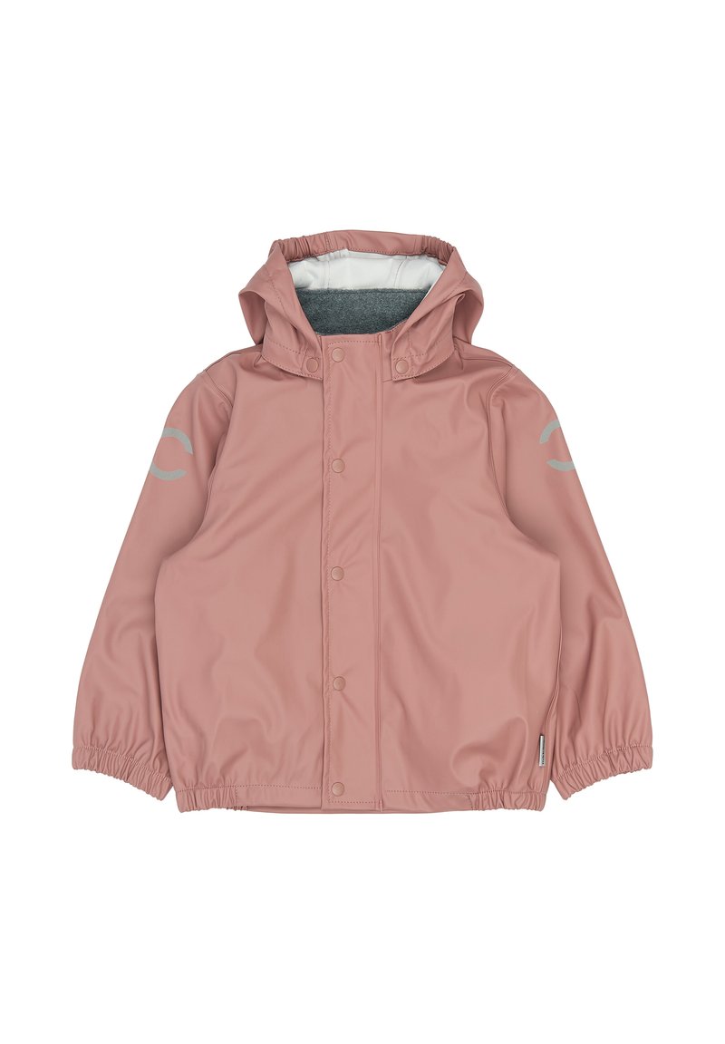 mikk-line PU RAIN JACKET UNISEX - Impermeable - burlwood/morado ...