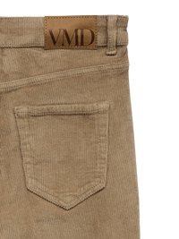 Vero Moda VMFLASH FLARED PANTS - Auduma bikses - silver-coloured mink
