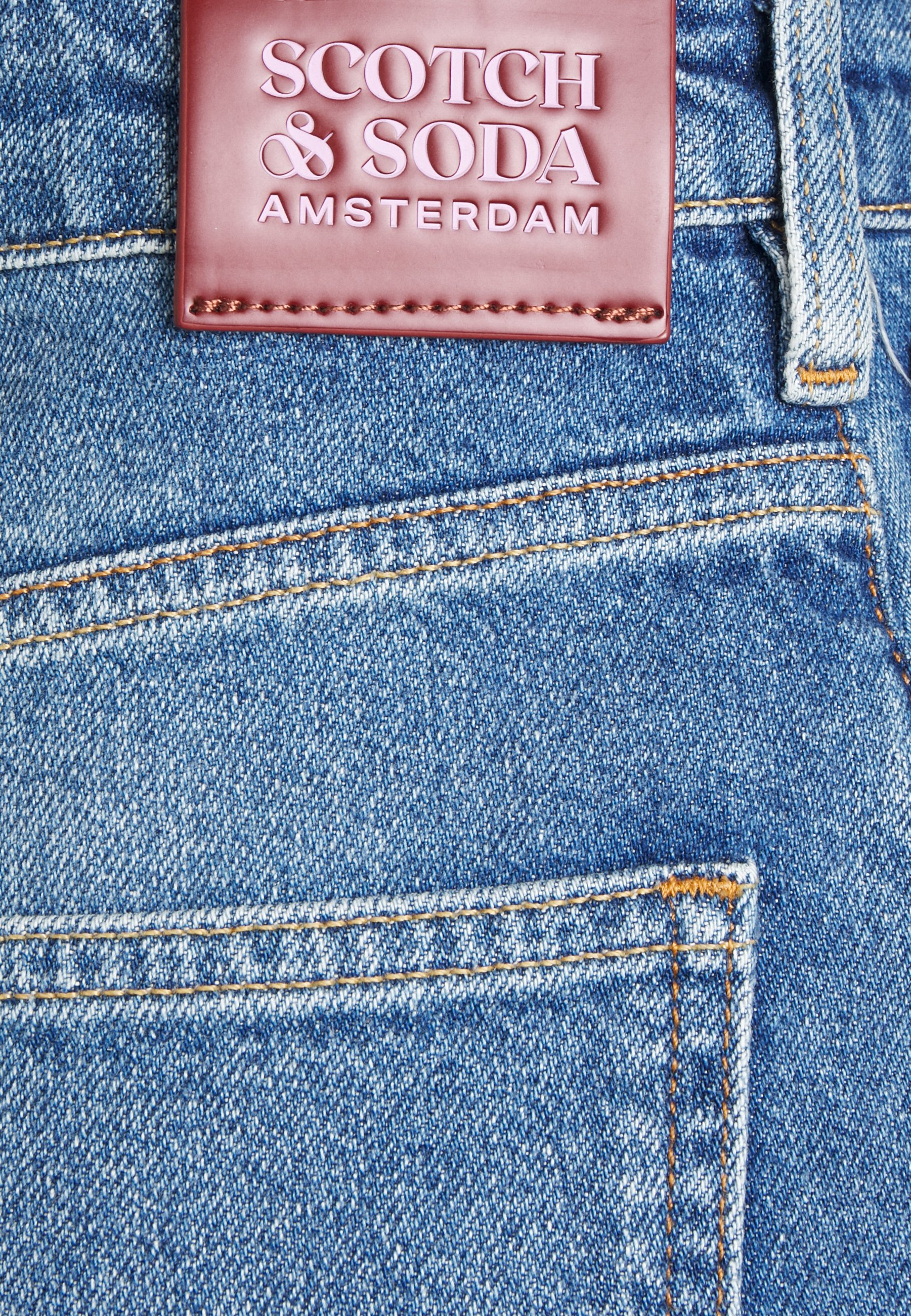 Scotch \u0026 Soda HIGH RISE - Straight leg jeans - dreamland/blauw - Zalando.nl