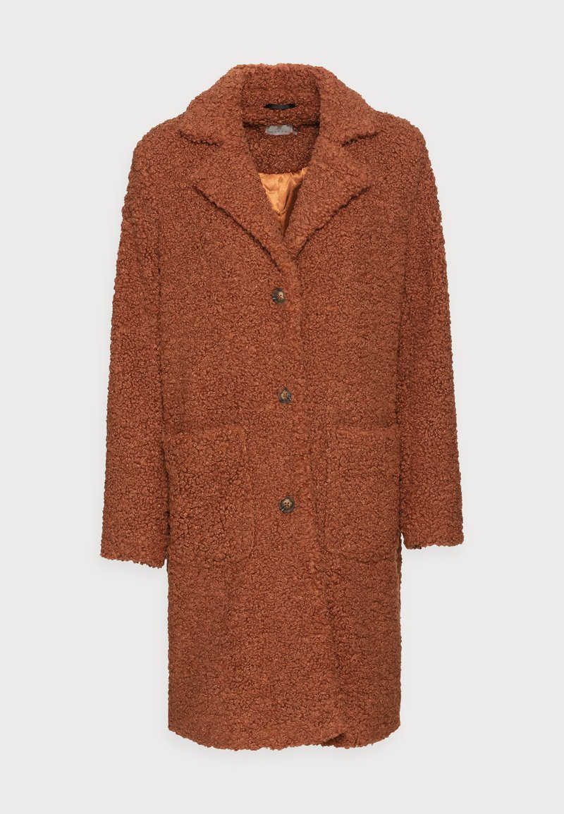 Kaffe Wintermantel metallic-rood