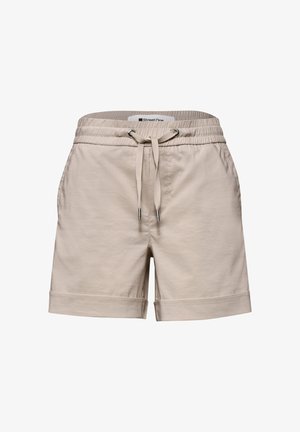 Street One, HIGH WAIST WIDE LEG HOSE IM LOOSE FIT - Short - clay sand