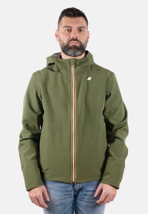 K-Way BONDED - Felpa con zip - verde