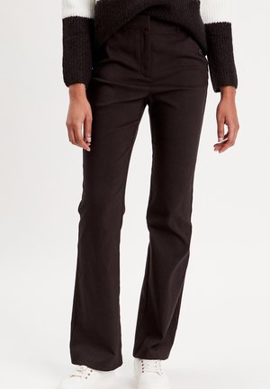 BOOTCUT-SCHLAG - Pantaloni - noir