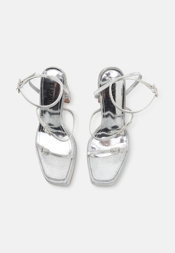 MAEY - High heeled sandals - silver4