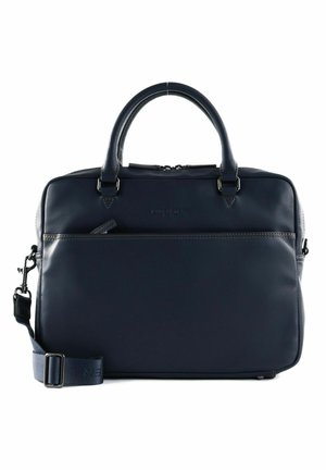 LANCASTER SOFT VINTAGE HOMME - Briefcase - bleuf camel