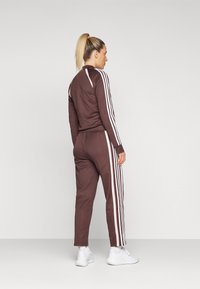 adidas Sportswear TEAMSPORT TRACK SUIT - Gornji dio trenirke - shadow brown/white