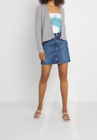 Pieces Kofta - mottled light grey