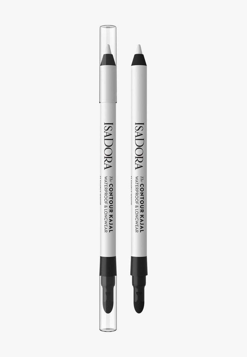 IsaDora - THE CONTOUR KAJAL WATERPROOF & LONGWEAR- - Eyeliner - simply white, Ingrandire