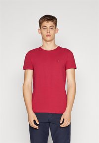 Tommy Hilfiger - SLIM FIT TEE - T-shirt basic - royal berry Miniatuurafbeelding 1