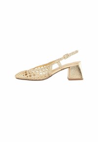 REGULAR FIT -  BLOCK  - Klassieke pumps - gold
