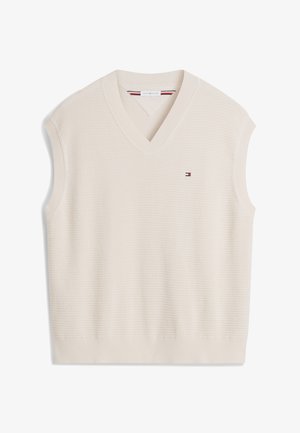 Tommy Hilfiger, SEASONAL STRUCTURE - Vest - ivory petal