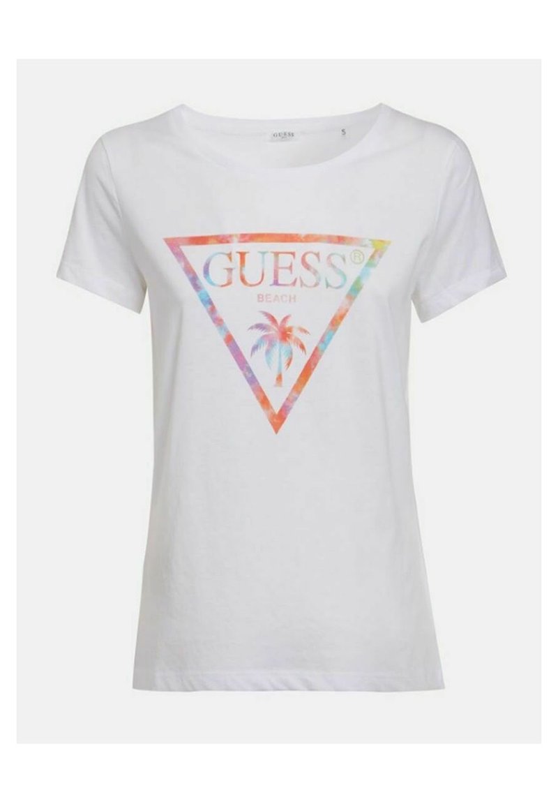 Guess TShirt print white/weiß Zalando.ch