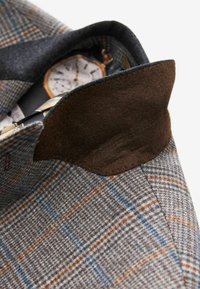Next TAILORED FIT WOOL TRIMMED - Colbert - grey