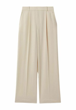 Reiss EDEN HALF ELASTICATED WIDE LEG - Pantaloni - cream