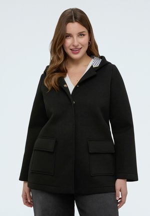 CON CAPPUCCIO - Leichte Jacke - nero