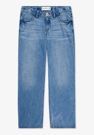 Abercrombie & Fitch LOW RISE BAGGY - Jeans straight leg - cabin blues