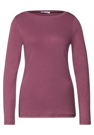 Street One, LANGARM SHIRT MIT U-BOOT-AUSSCHNITT - T-shirt à manches longues - dark clouded blush
