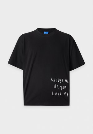 Karl Lagerfeld Jeans, x PIETRO TERZINI BOXY - Тениска с щампа - black