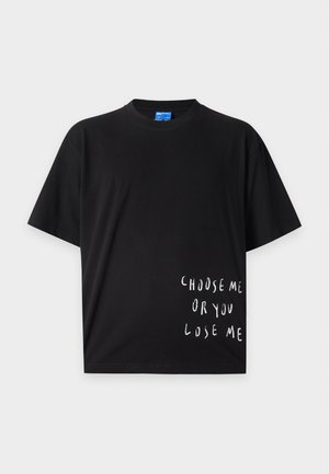 Karl Lagerfeld Jeans, x PIETRO TERZINI BOXY - Тениска с щампа - black