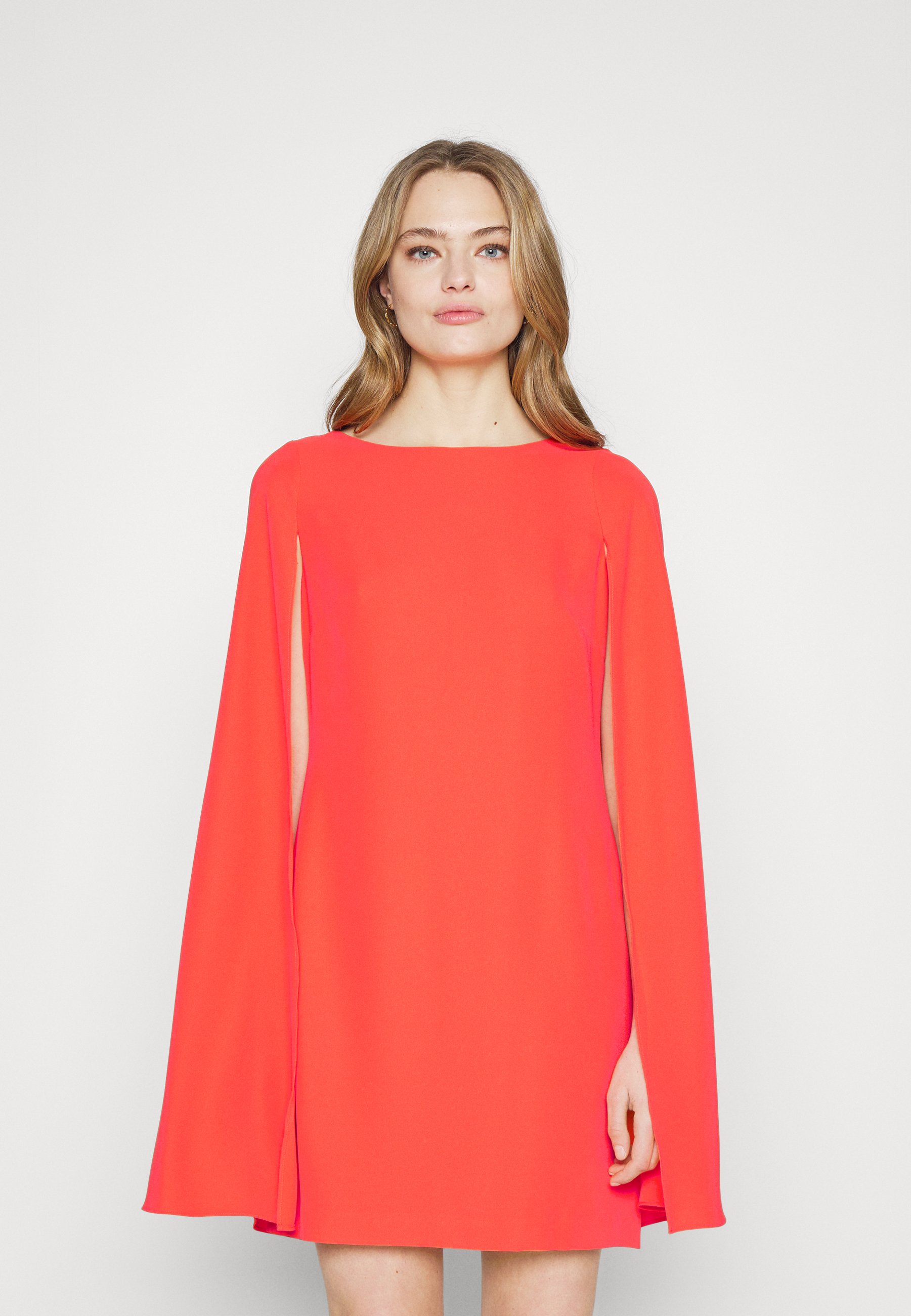 Lauren Ralph Lauren PETRA LONG SLEEVE DRESS - Cocktailjurk - hyannis port  orange/oranje - Zalando.nl ralph lauren cocktailjurk