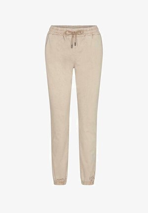 FREYA - Tracksuit bottoms - beige