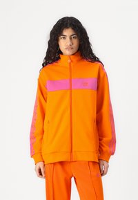 adidas Originals - BLOCKED - Sweatjakke - orange/semi lucid fuchsia Miniatyrbilde 1