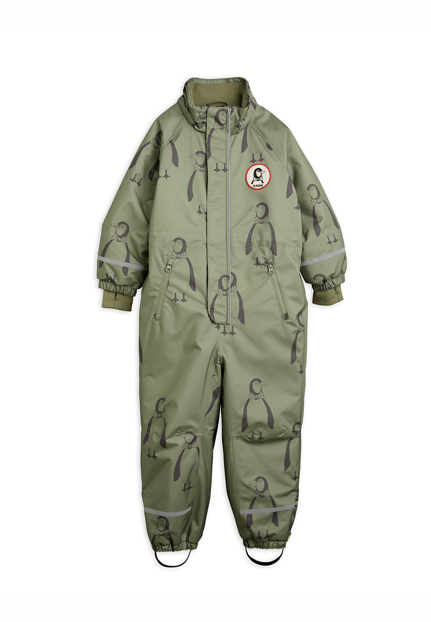 Mini Rodini KEBNEKAISE PENGUIN OVERALL - Snowsuit - green - Zalando