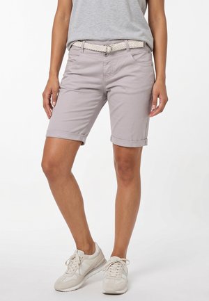 Sublevel, SUBLEVEL BERMUDASHORTS MIT GÜRTEL - Shorts - light-beige