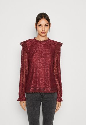 Pieces PCOLLINE - Blouse - tawny port