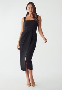 BWLDR ABRIEL MIDI DRESS - Shift dress - black