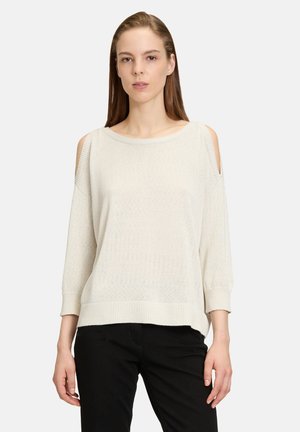 Betty Barclay MANCHES 3/4
 - Strickpullover - pastel sand