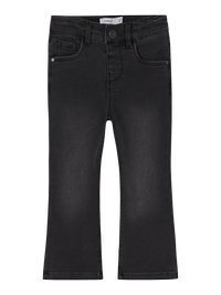 Name it NMFSALLI - Sirgete säärtega teksad - black denim