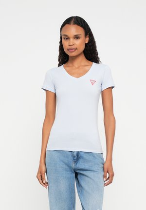 MINI TRIANGLE TEE - Základné tričko - airway blue
