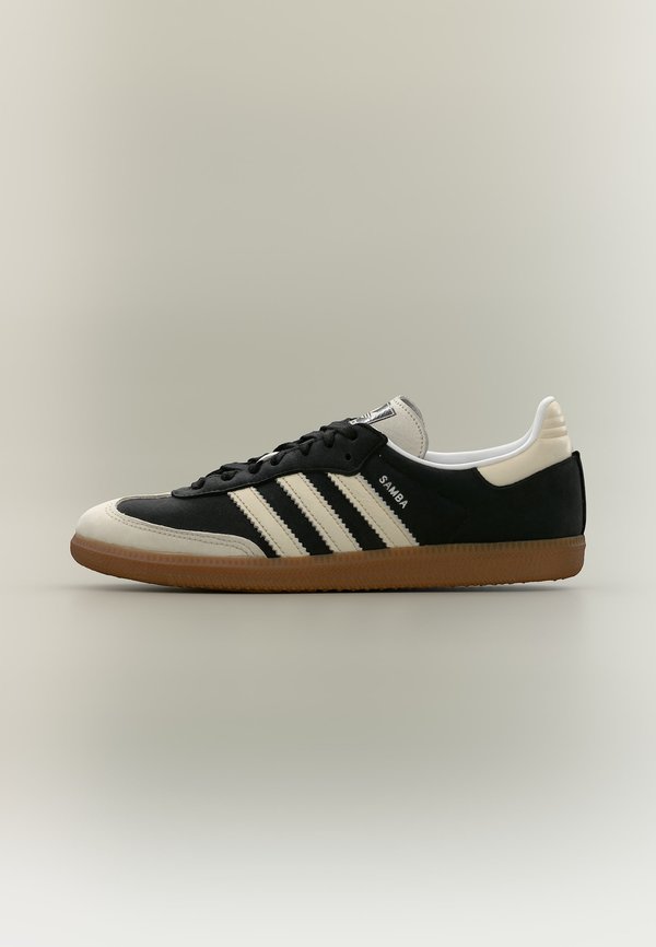 SAMBA OG WOMEN - Sneakers low - core black/wonder white/silver