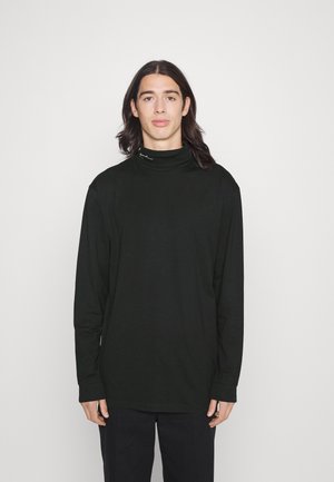 Karl Kani SMALL SIGNATURE TURTLE NECK - Pitkähihainen paita - black