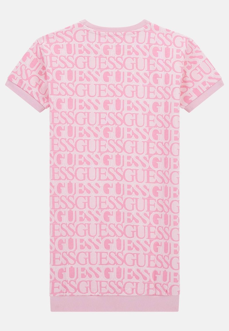 Guess ALLOVER-LOGO Jumper dress fuchsia/lilac