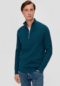 s.Oliver Strickpullover - petrol