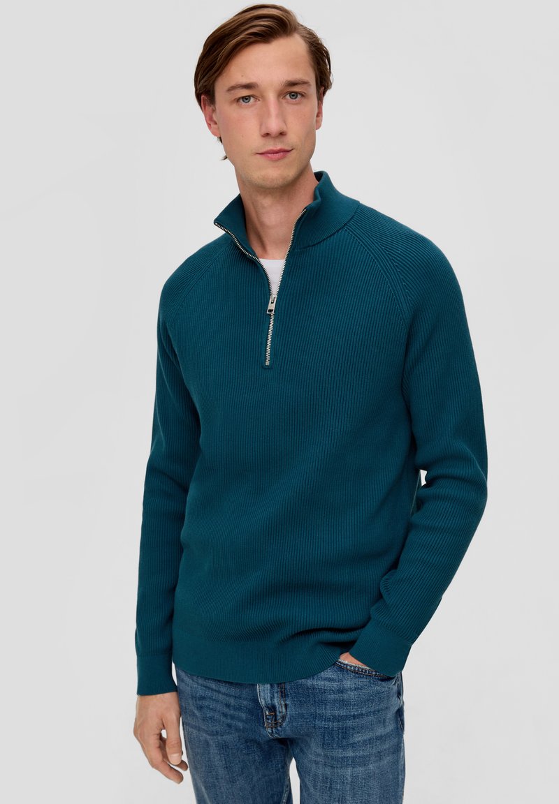 s.Oliver Strickpullover - petrol